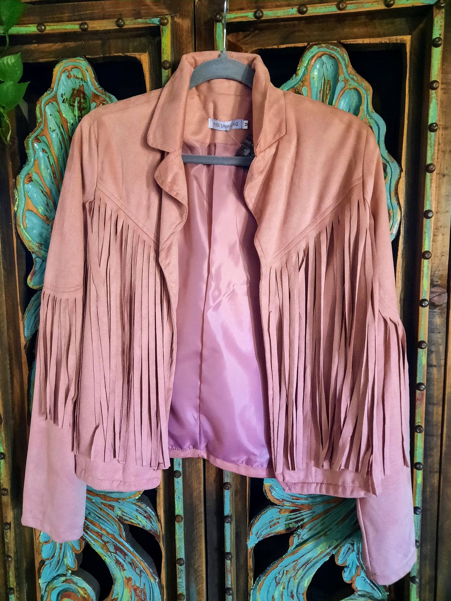 Pink Fringe Jacket