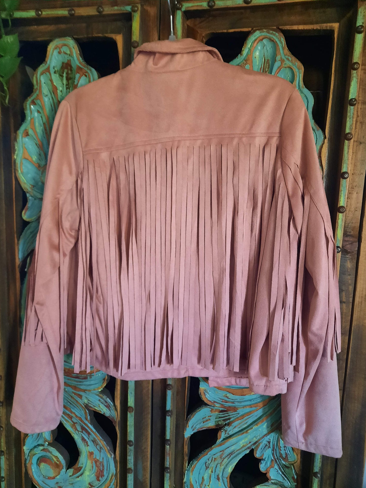 Pink Fringe Jacket