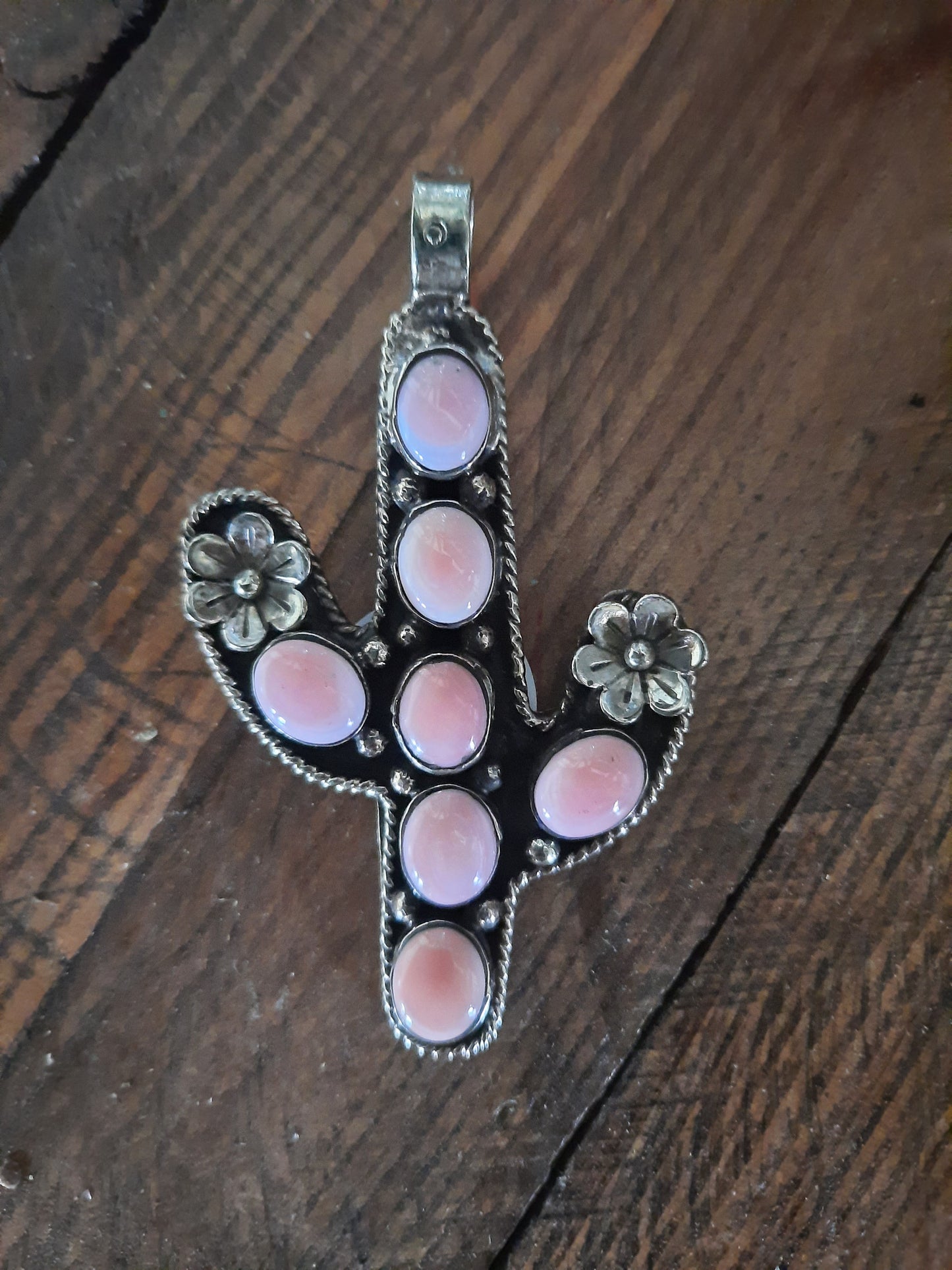 Conch (Pink) Cactus Pendent