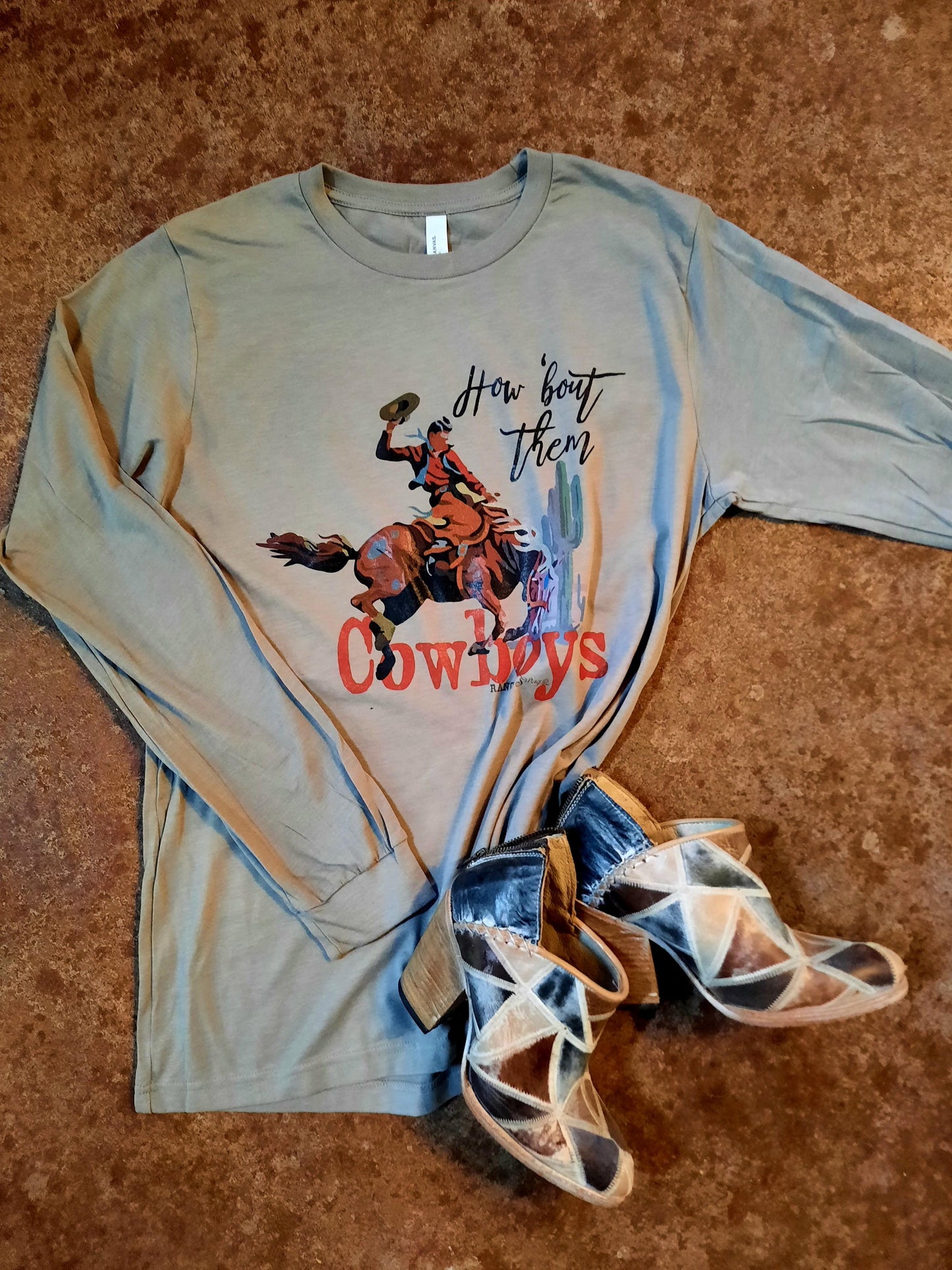 Cowboy long sleeve tee