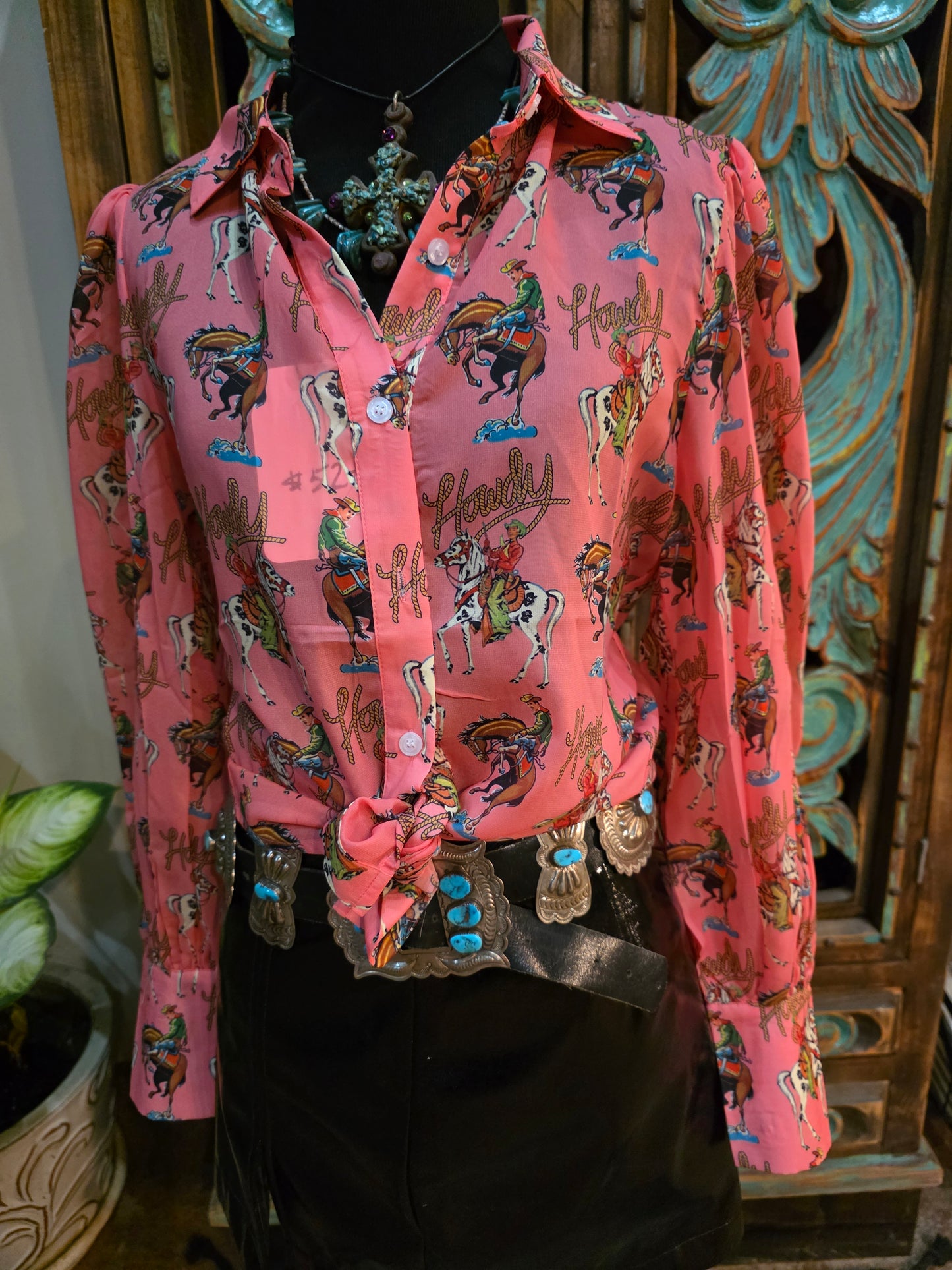 Howdy Cowboy Blouse