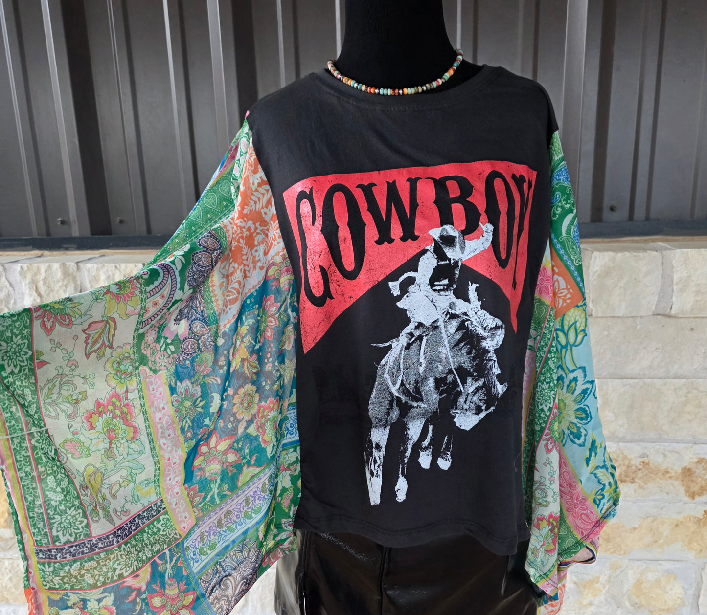 Boho Cowboy top