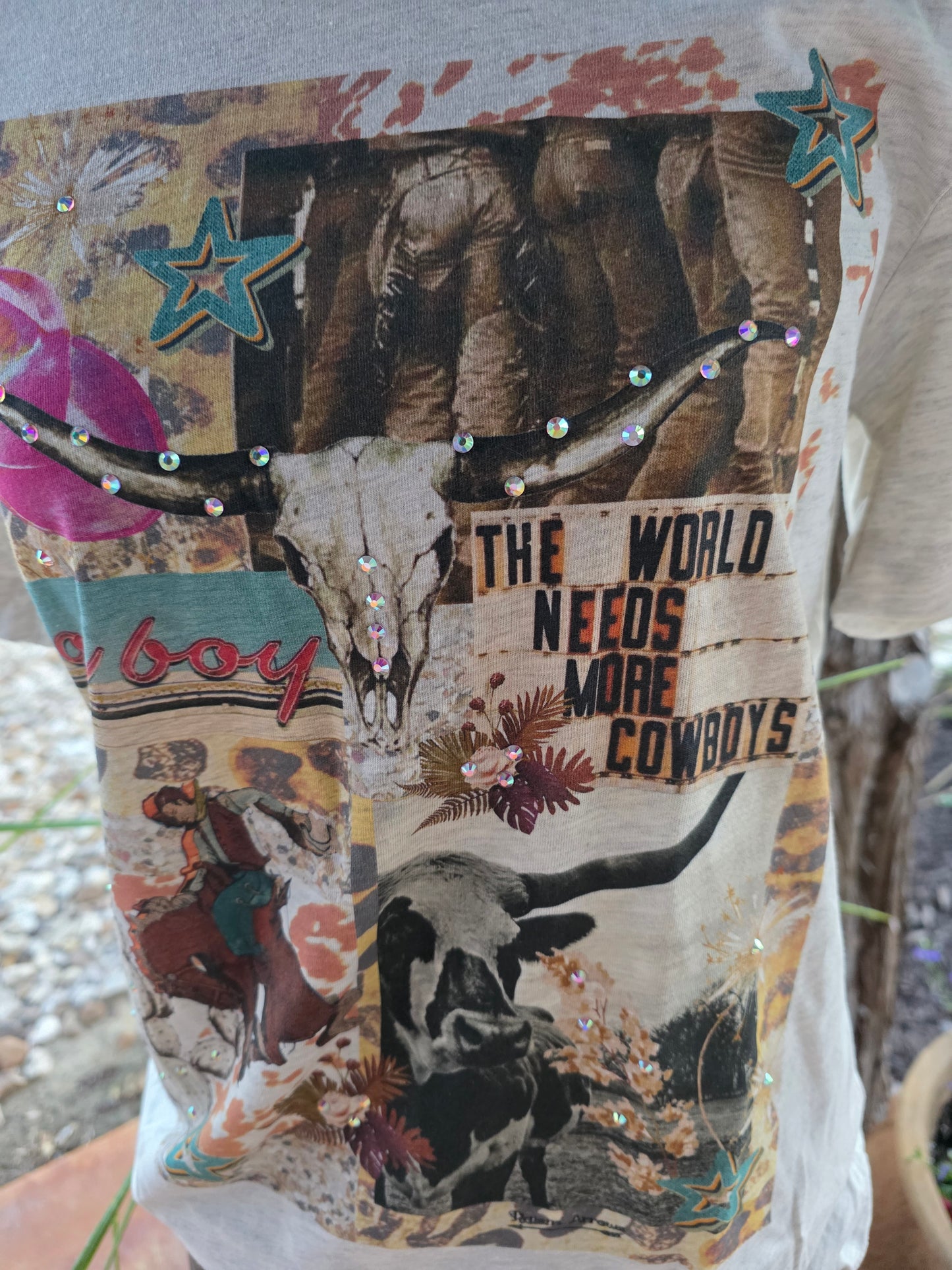 World Needs More Cowboys tee