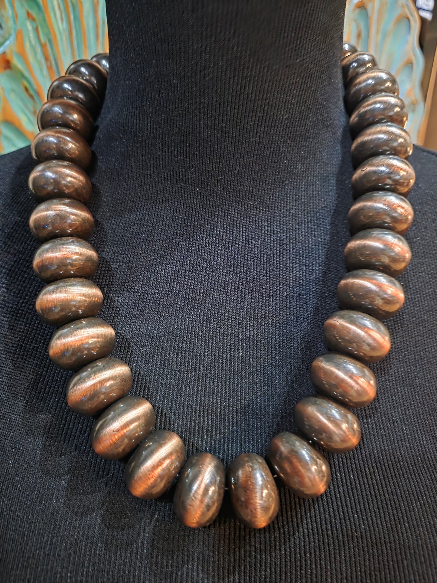 Copper Bead Necklace