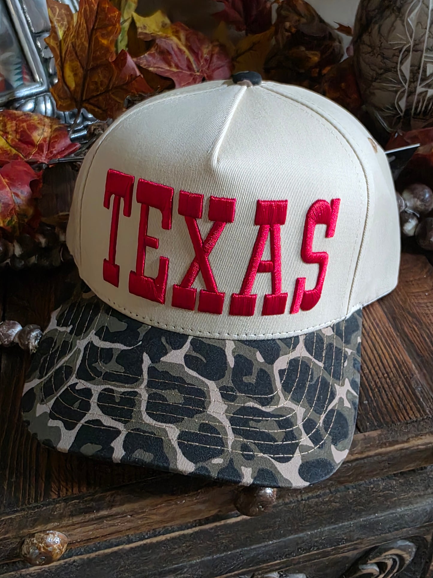 Red Texas Truckers cap