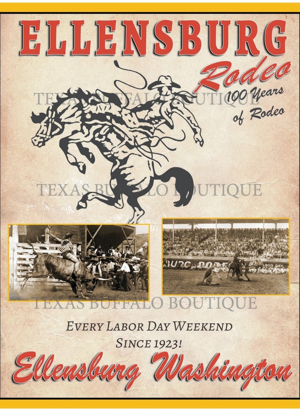 Ellensburg Rodeo Poster
