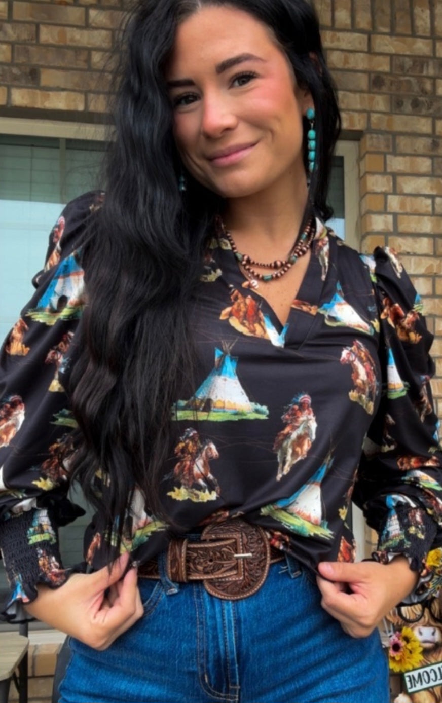 Cowboys and Indian Top