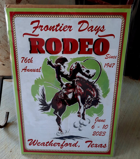 Frontier Days Rodeo Poster