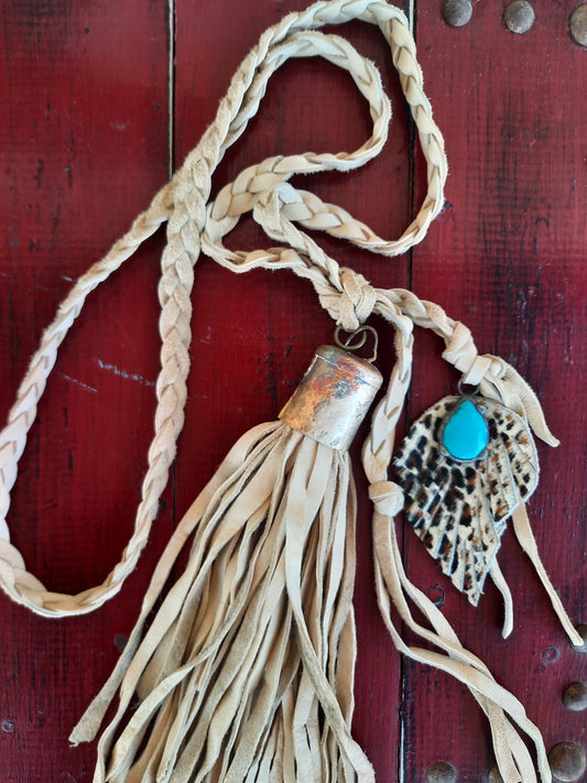 Santa Rosa Fringe Necklace