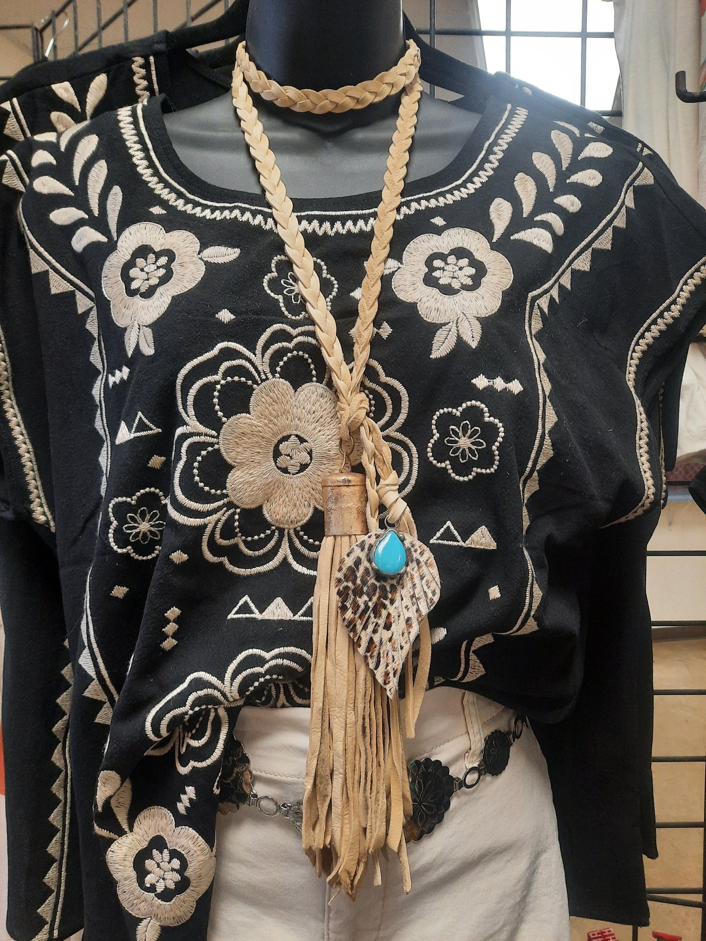 Santa Rosa Fringe Necklace