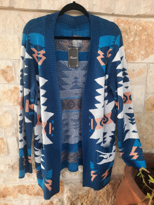 Blue Desert Cardigan