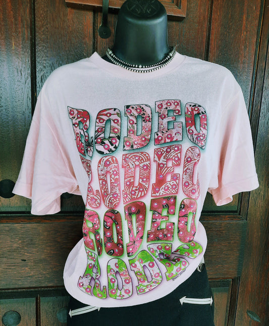 RODEO RODEO RODEO TEE (PINK)