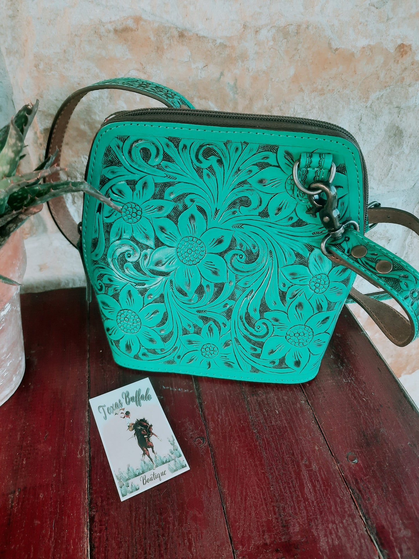 Deadwood Turquoise Crossbody Bag