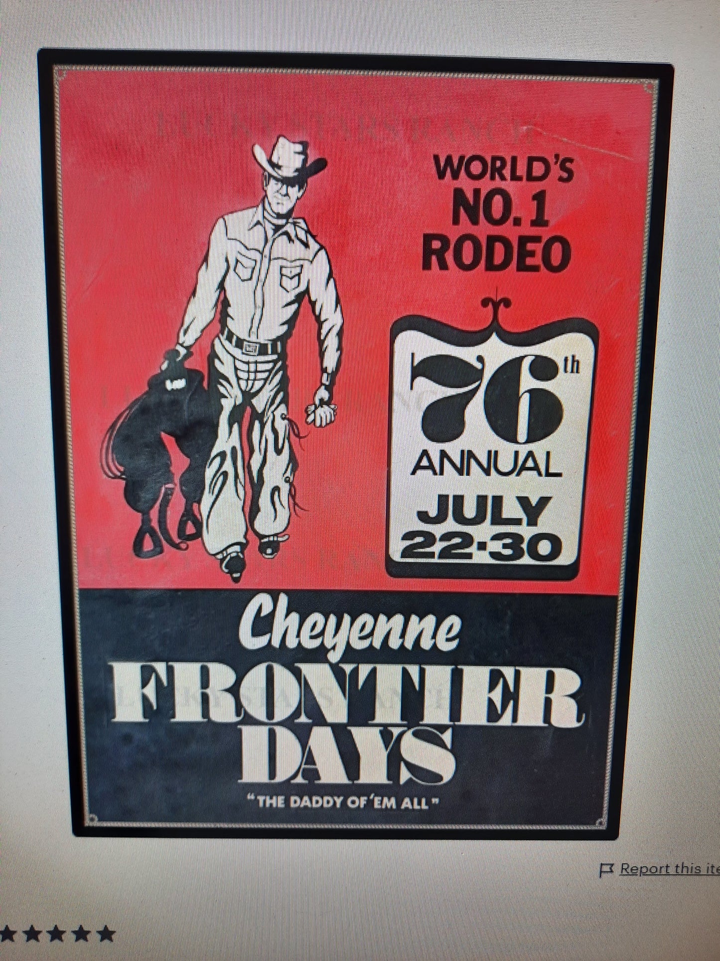 76th Annual Cheyenne Frontier Days