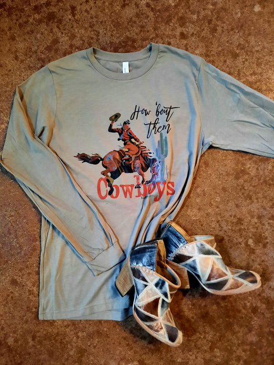 Cowboy long sleeve tee