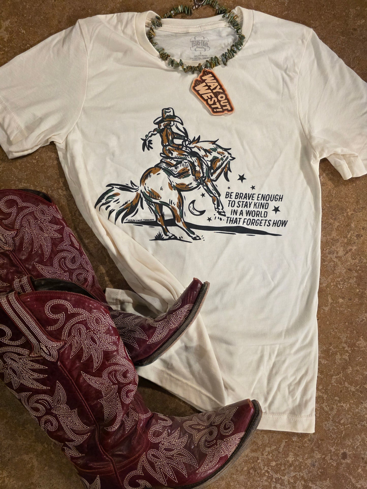 Cowgirl Brave & Kind Tee
