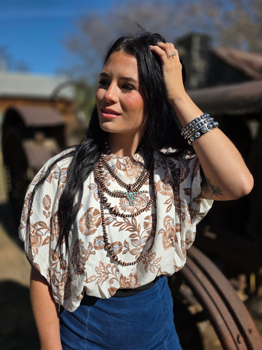 Wickenburg Floral Top