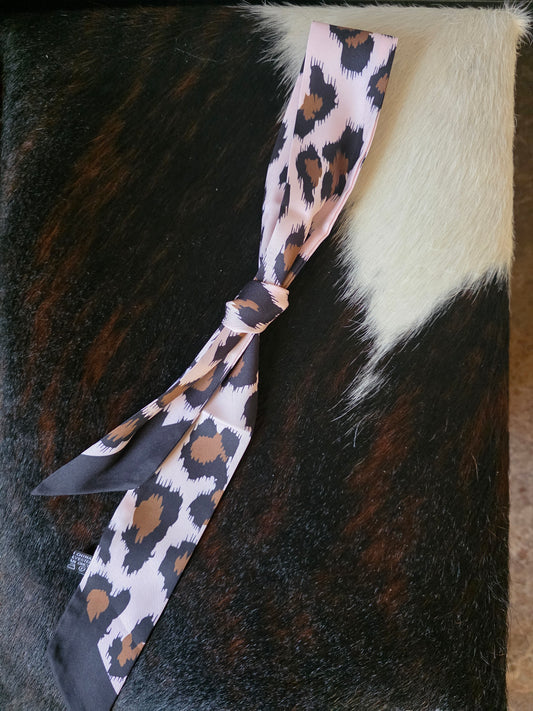 Pink Cheetah Twilly