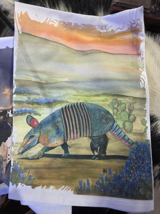 Armadillo Dish Towel