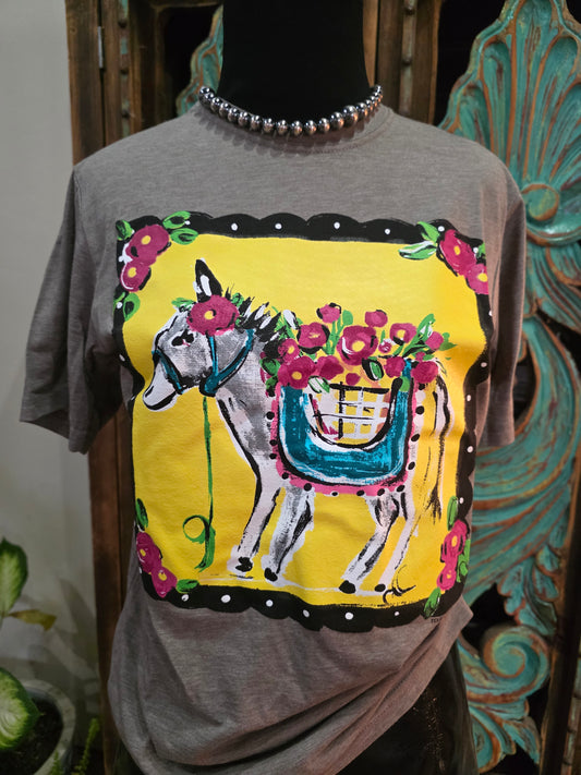 Burro & Roses Tee