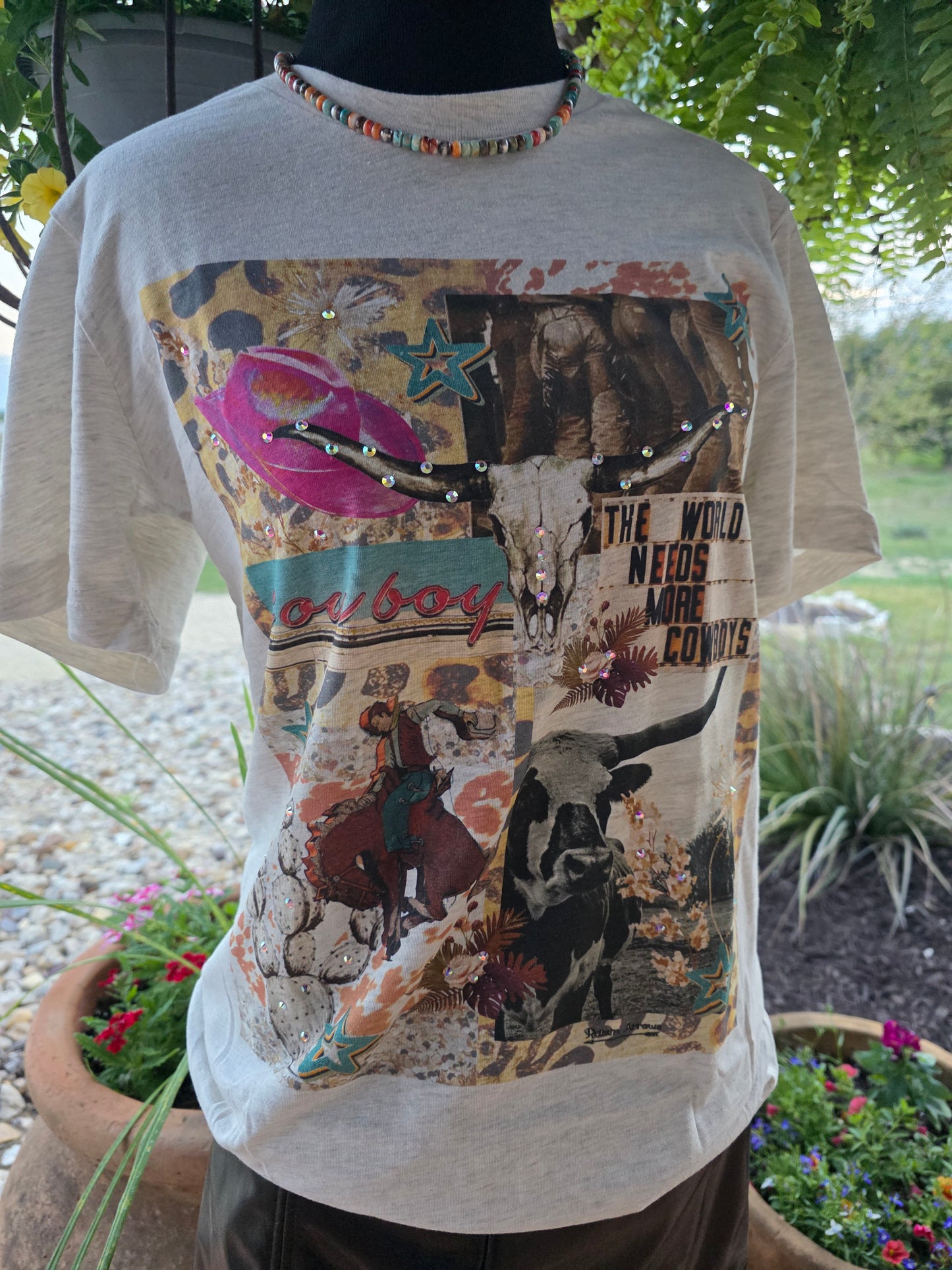 World Needs More Cowboys tee
