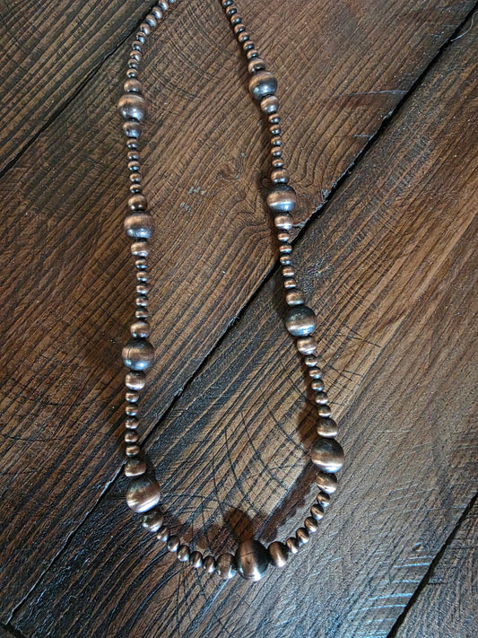Copper Granuated Necklace