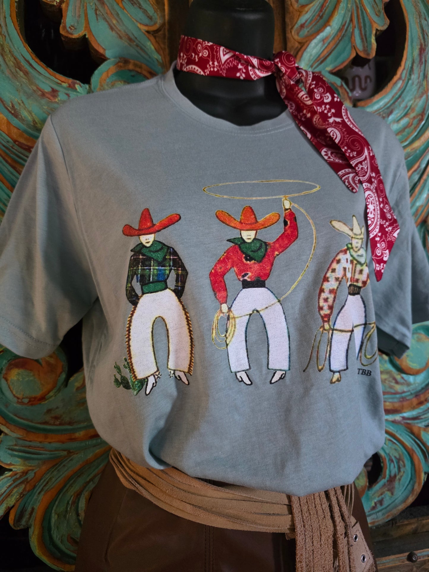 Three Cowboys tee