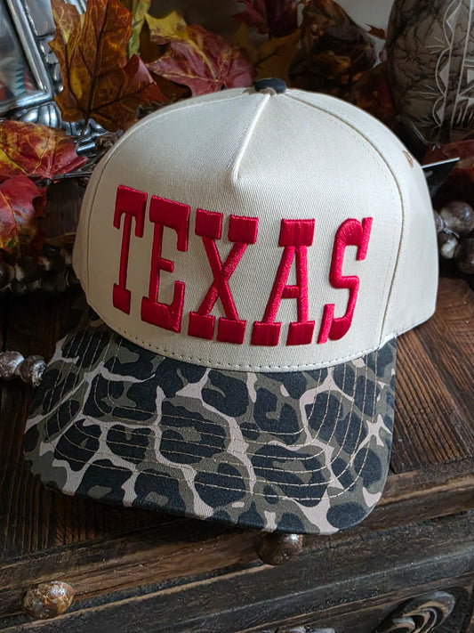 Red Texas Truckers cap
