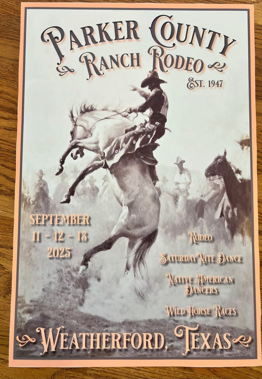Weatherford Ranch Rodeo Poster 2025