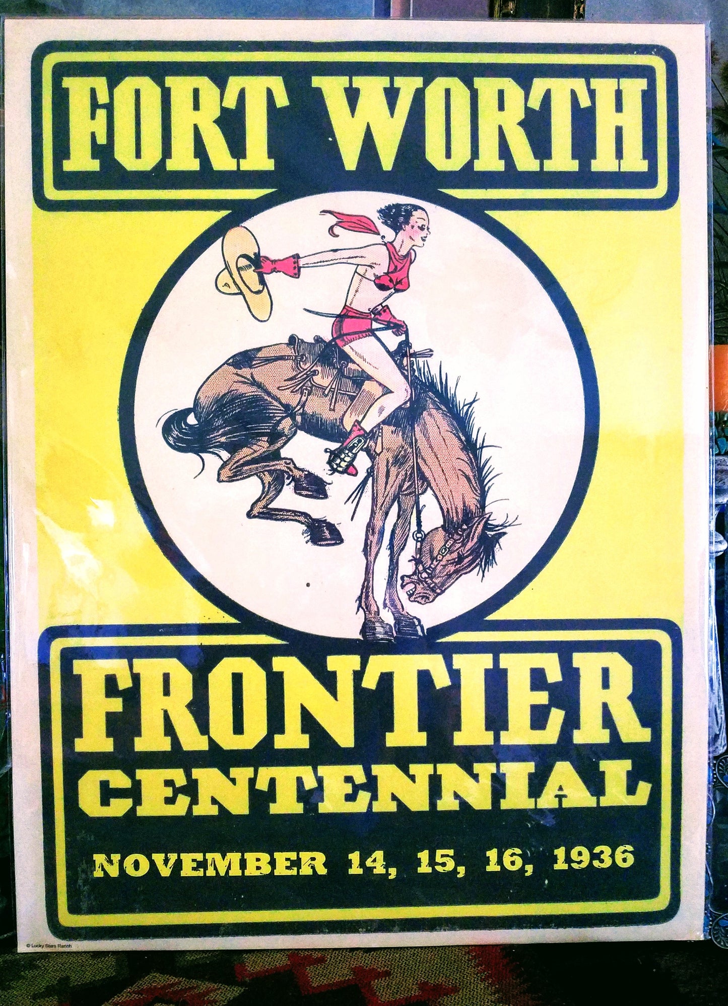 Fort Worth Frontier Centennial Poster