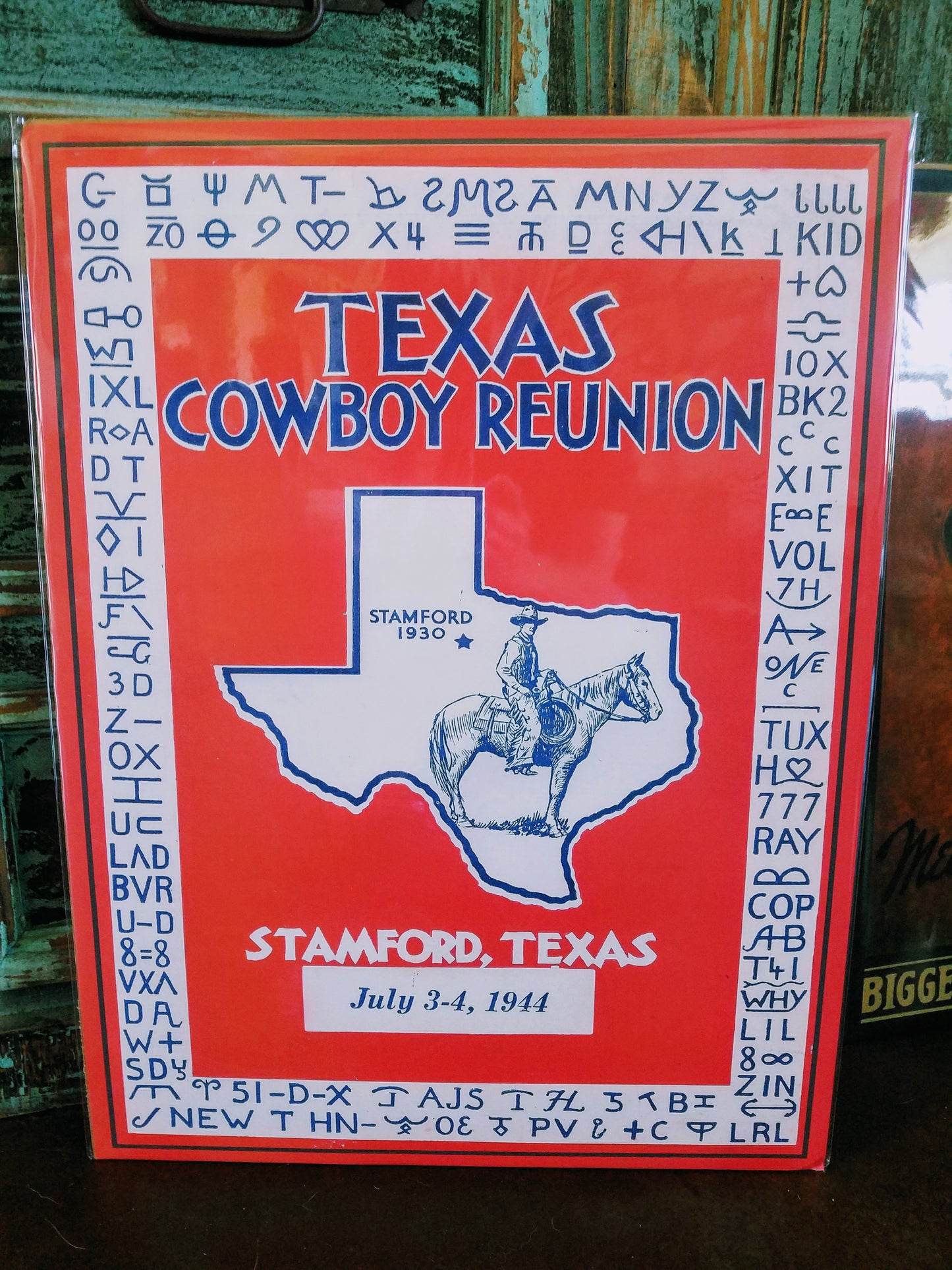 Texas Cowboy Reunion Poster