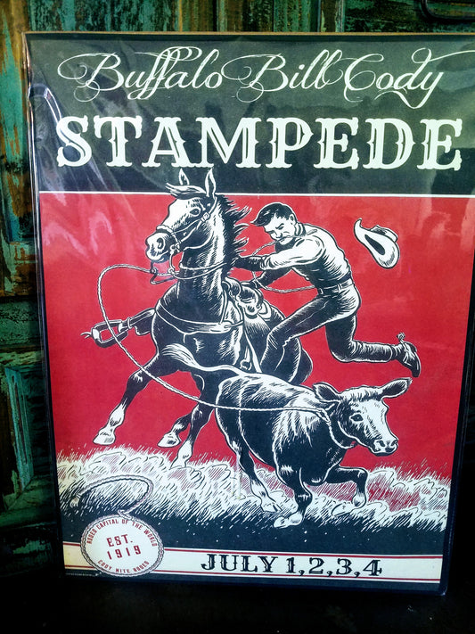 Buffalo Bill Cody Stampede Poster