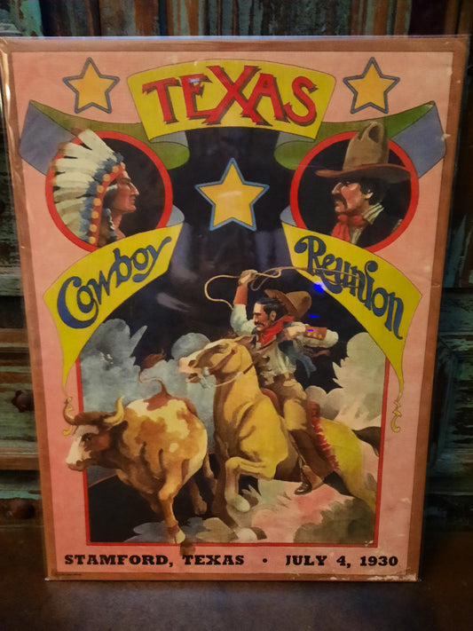 Texas Cowboy Reunion Poster