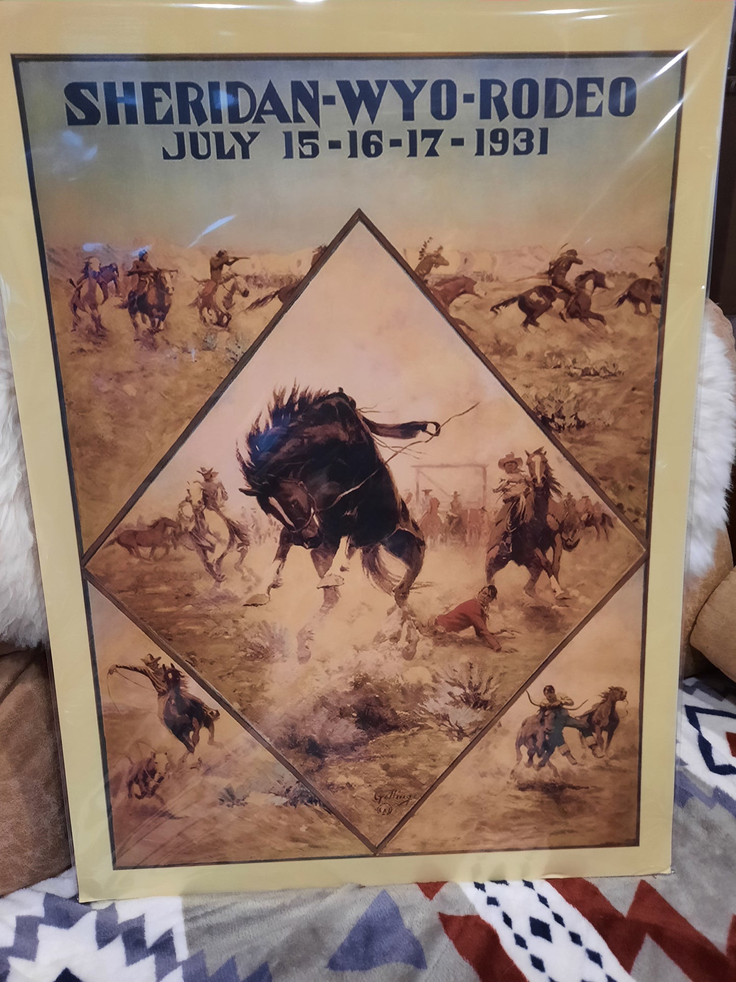 Sheridan WYO Rodeo Poster