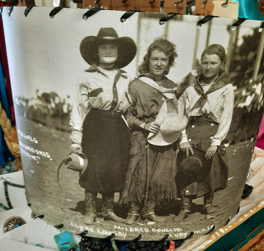 Three Cowgirls Lampshade