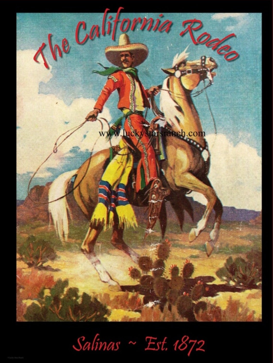 The California Rodeo Poster